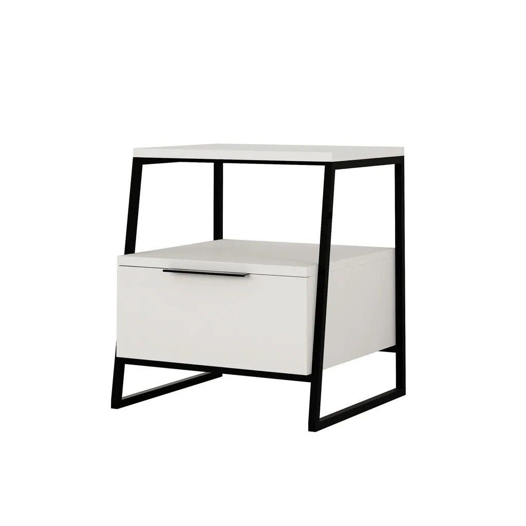 Table de nuit compacte anti-rayures pour optimiser petit espace - 3