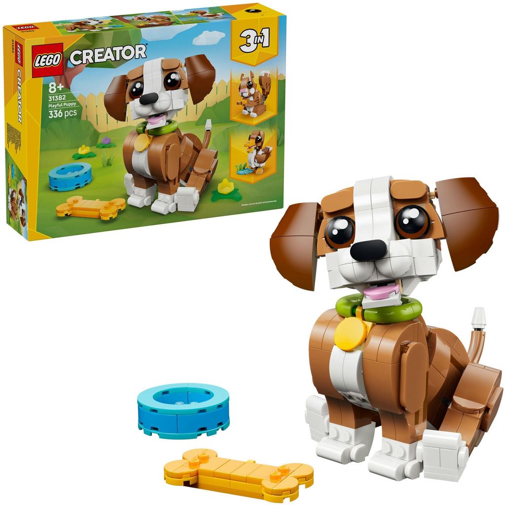 LEGO Creator 3 en 1 Animaux mignons Chiot joueur 31382 Image du produit 