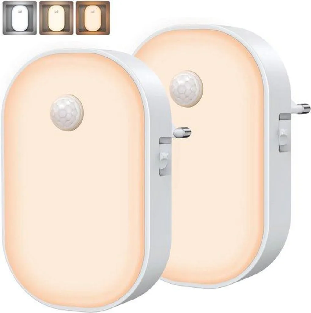 Lampe de chevet LED détecteur de mouvement et variateur blanc chaud 5W