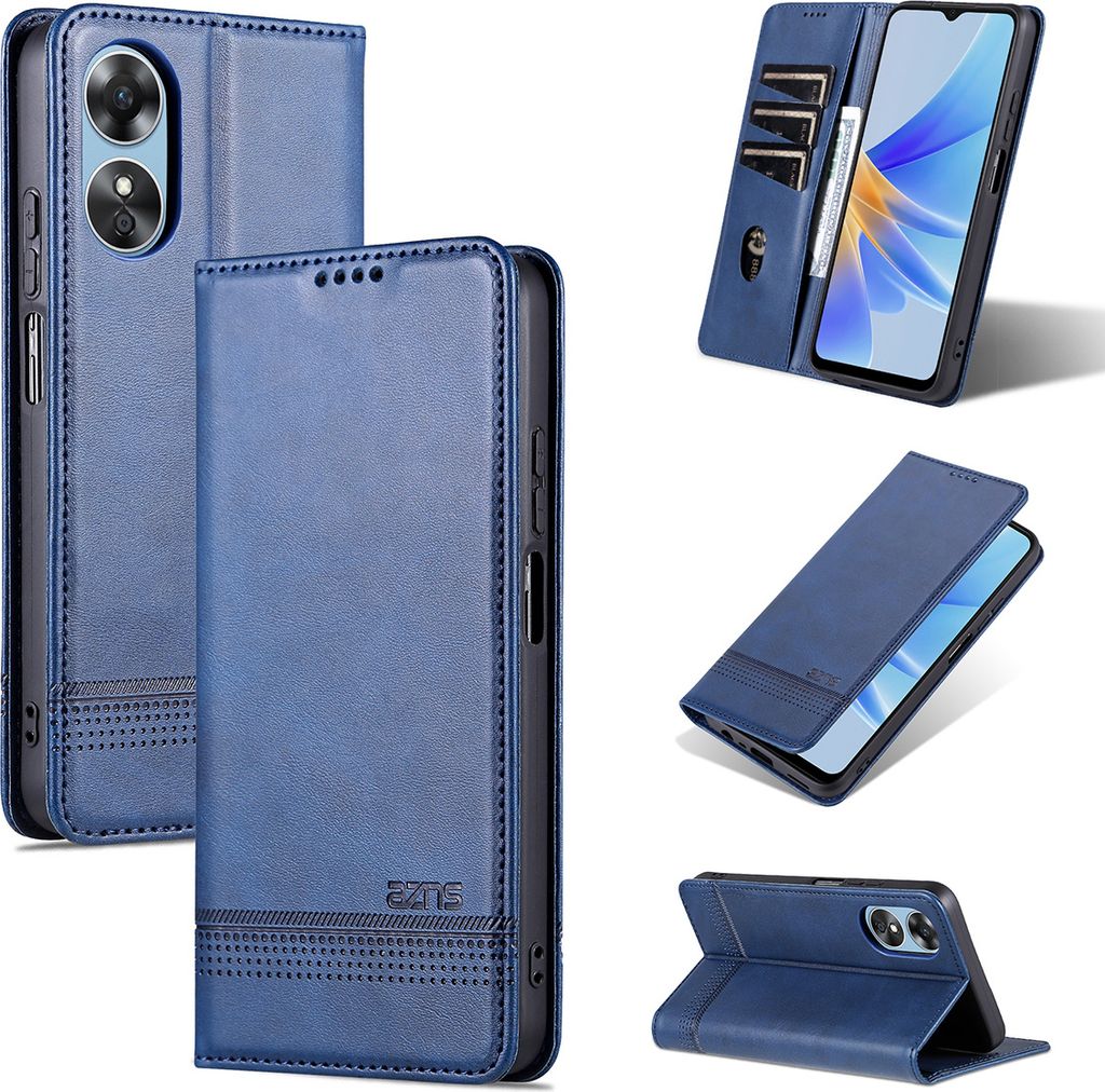 Oppo A17 Leder Hülle, Klapphüllen Brieftasche Produktbild 