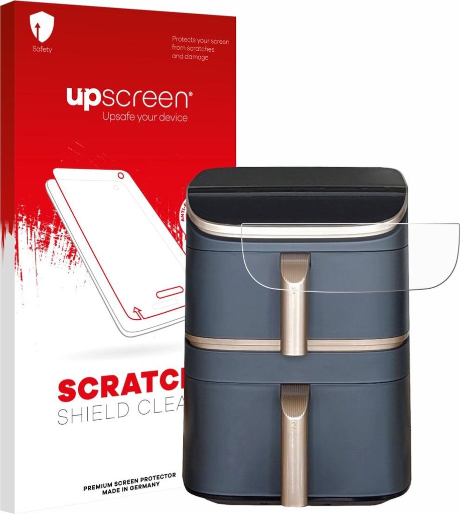 upscreen Schutzfolie für Cosori Turbo Tower Pro Displayschutz Displayschutzfolie Folie Klar Transparent