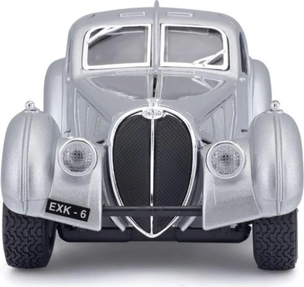 Réplique Bugatti Atlantic 1/24 Bburago : Qualité et Précision Argentée - 9