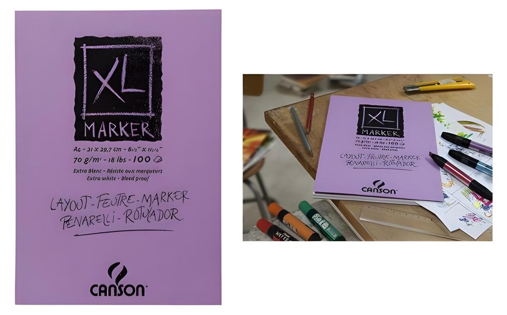 CANSON Bloc de croquis et d'études X L MARKER, DIN A3 Image du produit 