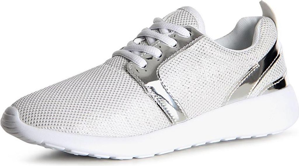 topschuhe24 1055 Damen Turnschuhe Sneaker Sportschuhe, Farbe:Weiß, Größe:36 EU