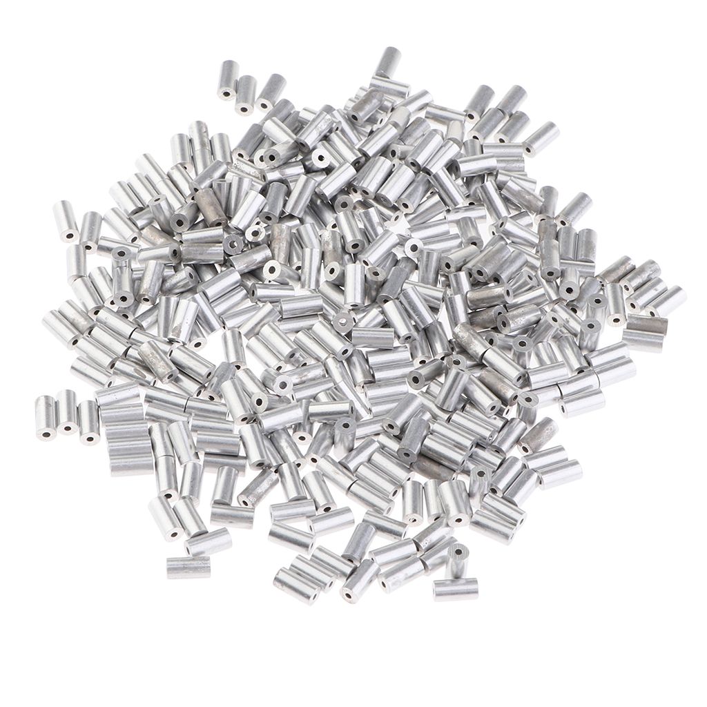 1000 pzas quetschhülsen crimphülsen klemmhülsen seguridad de aluminio 