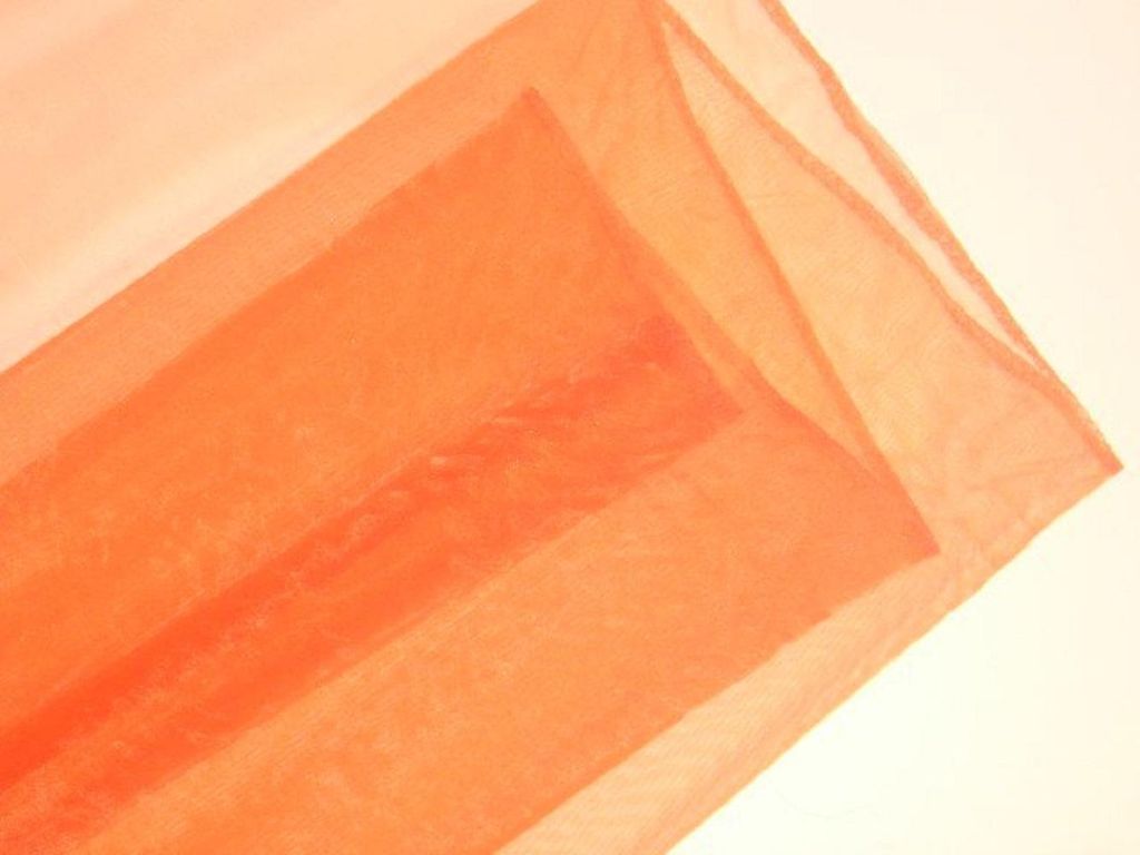1 Rolle ORGANZA, Dekostoff, Tischläufer 40cm/3m Orange