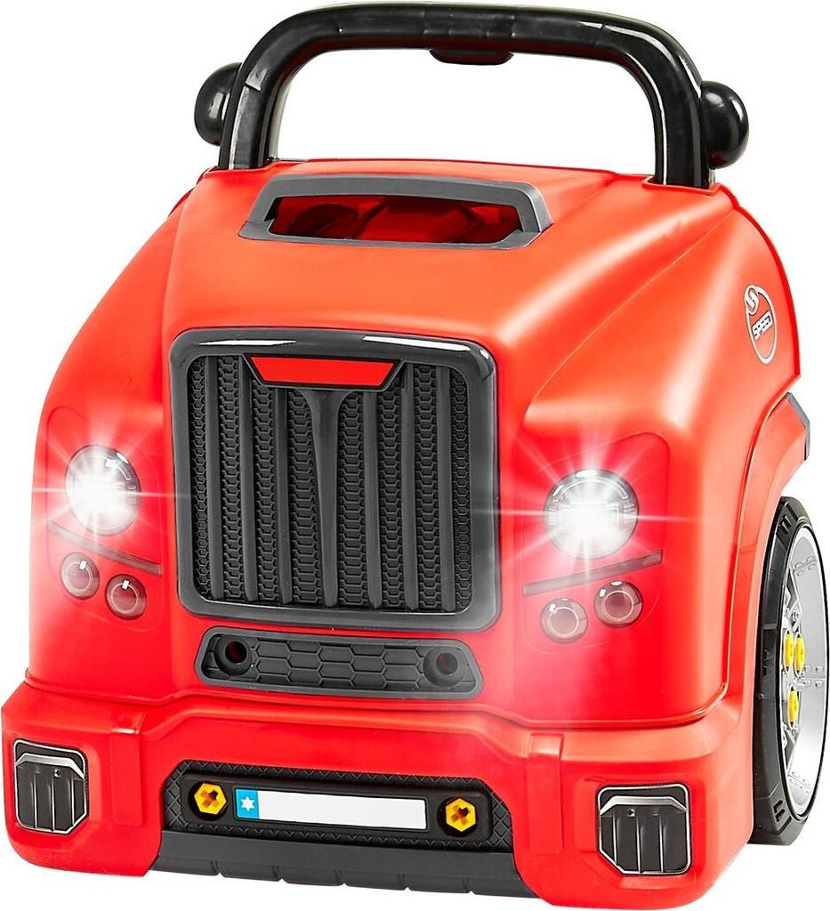 Engine Toy Kids Mechanic Car Repair Set with Removable Parts Red