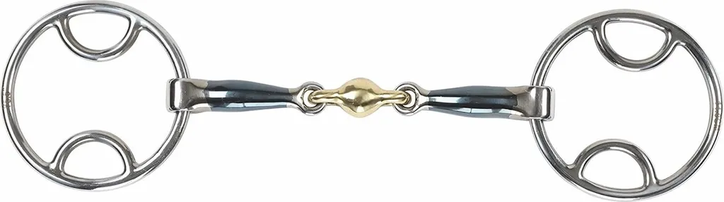 Shires ER264 Filetto Doppio Smusso 4,5" Blu | Miglior Rapporto Qualità Prezzo