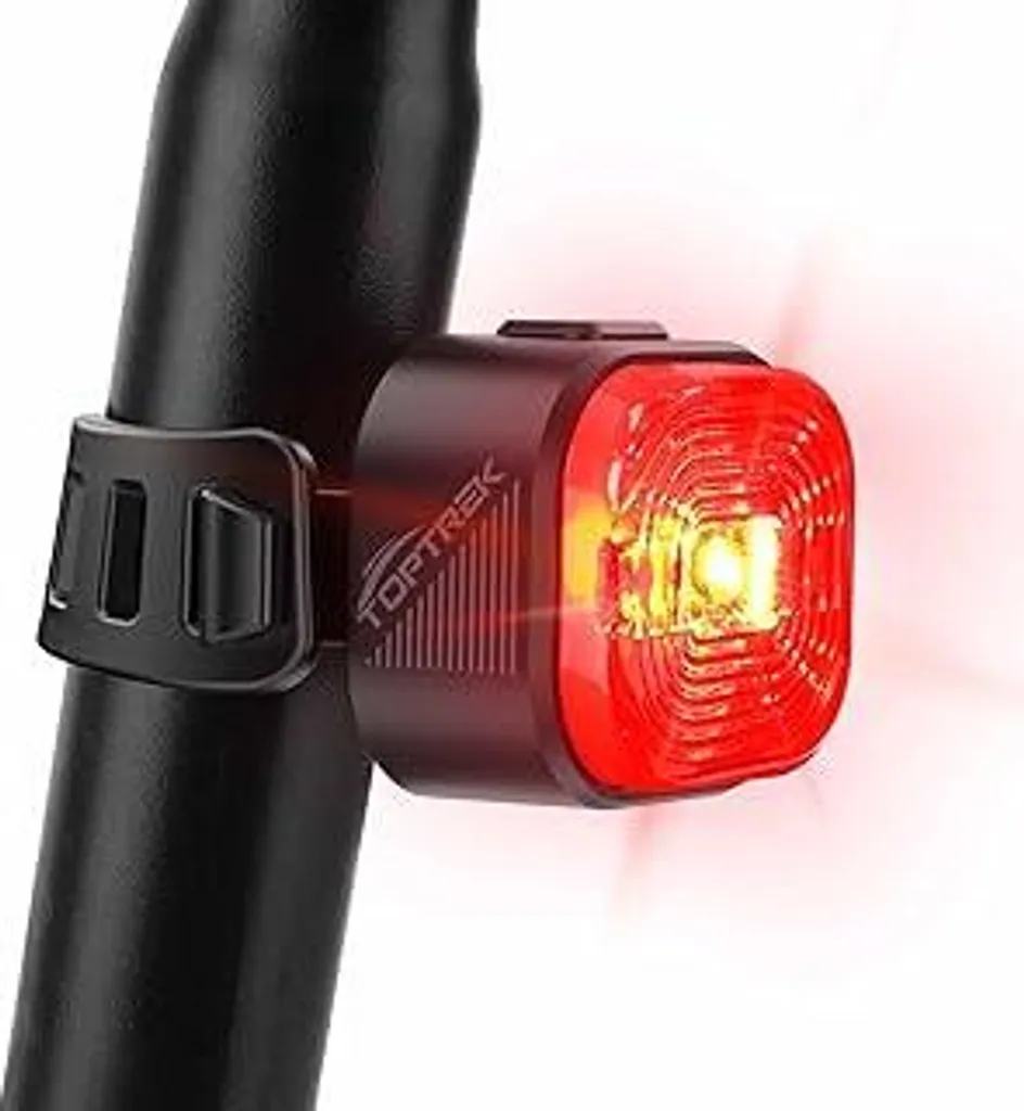 Luce Posteriore MTB Toptrek | IPX5 Impermeabile | 13h per le tue Avventure