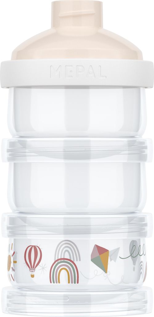 Mepal - Milchpulverturm Mio - Luftdicht verschlossen, inklusive Dosieraufsatz - Zur Dosierung und Aufbewahrung von Milchpulver - Stapeln nach Bedar...
