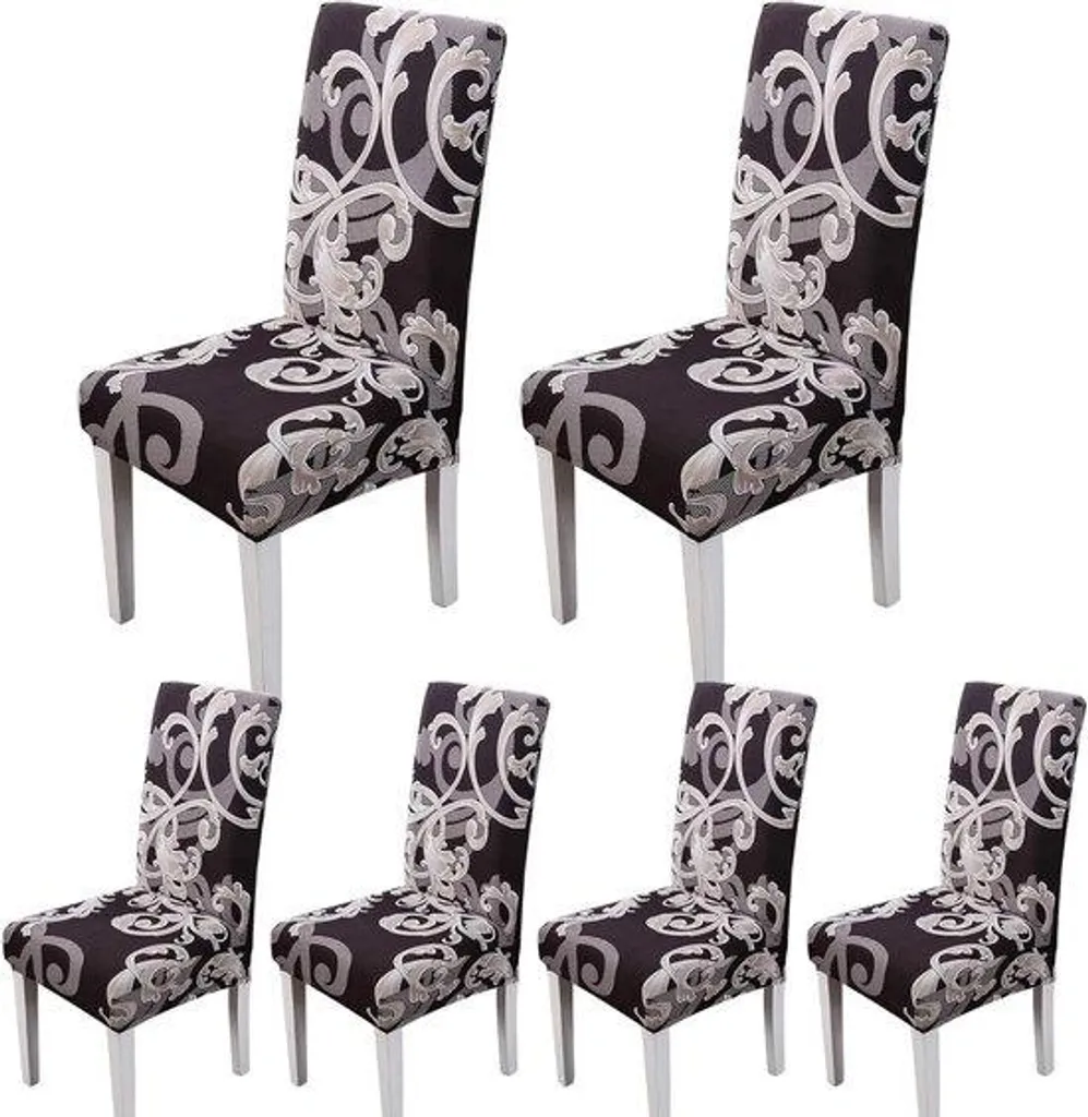 Rénover vos Chaises Abîmées avec le Lot de 6 Housses Siège Élastiques