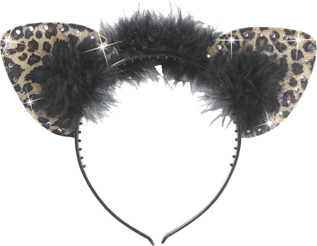 Leoparden Ohren mit Strass Produktbild 