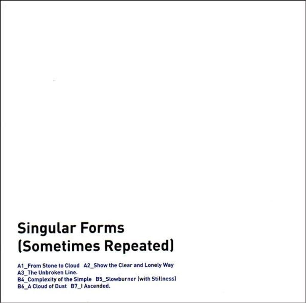 Chauveau,Sylvain-Singular Forms (Sometimes Repeate