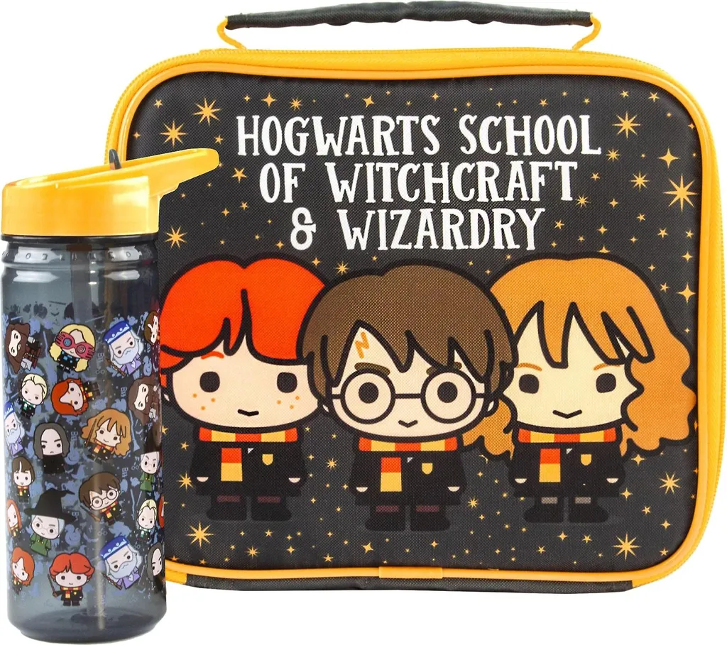 Set Harry Potter Lunch Bag + Borraccia Chibi NS6000 | Accessori Scuola