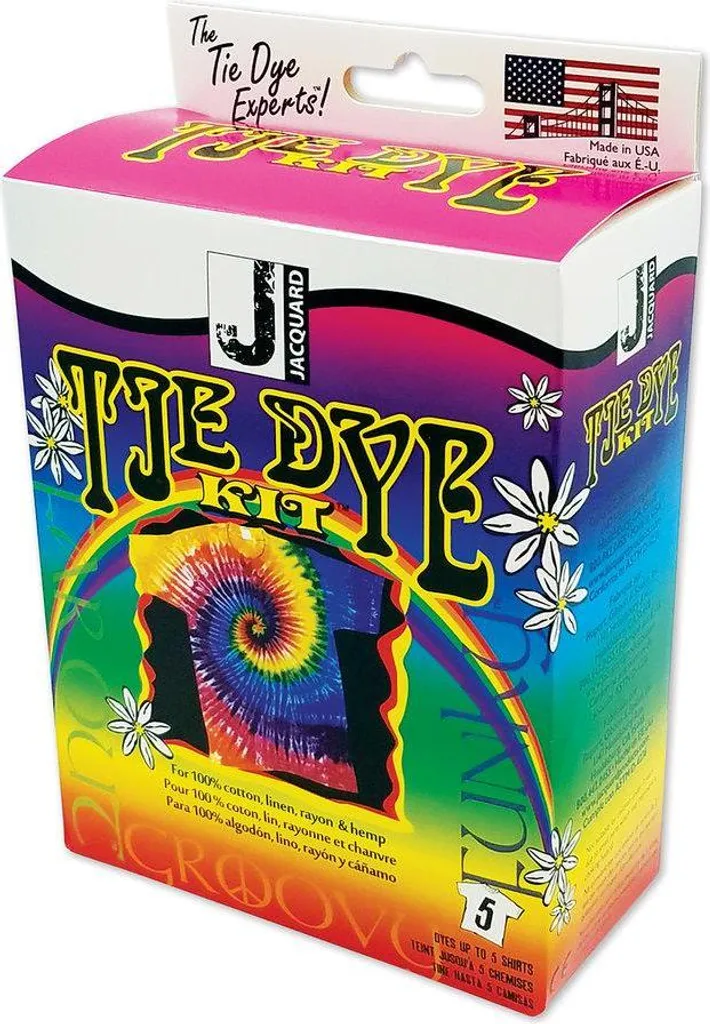 Kit créatif Tie-Dye pour customiser vos vêtements en coton