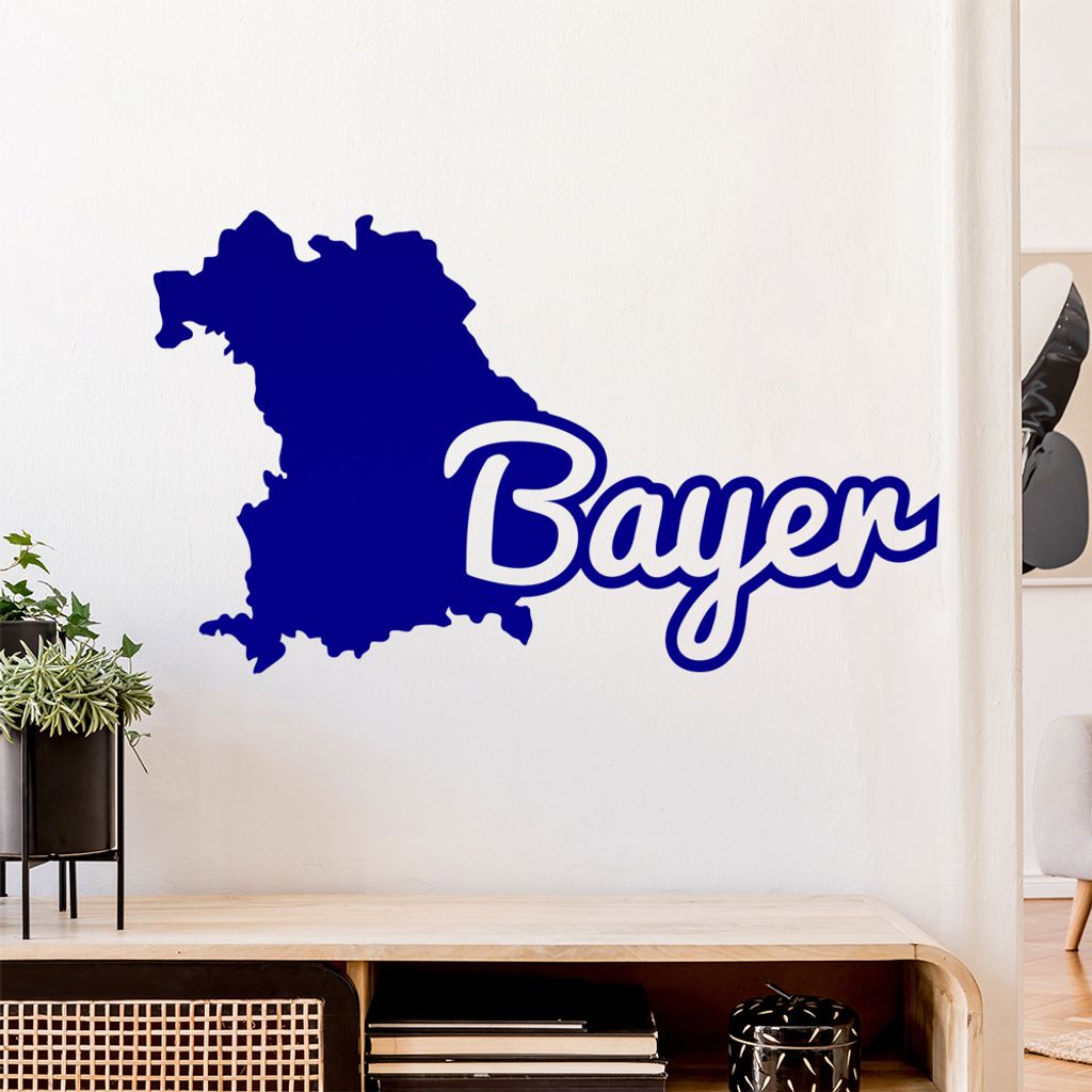 Bayer Bayern Herkunft Wandtattoo Wandaufkleber Wall Sticker - Dekoration, Küche, Wohnzimmer, Schlafzimmer, Badezimmer