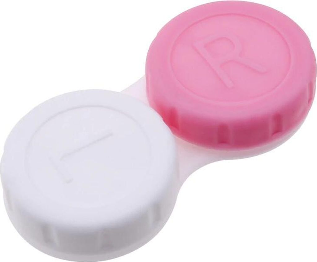 Kontaktlinsenbox - einzeln - Rosa - 1 stk Produktbild 