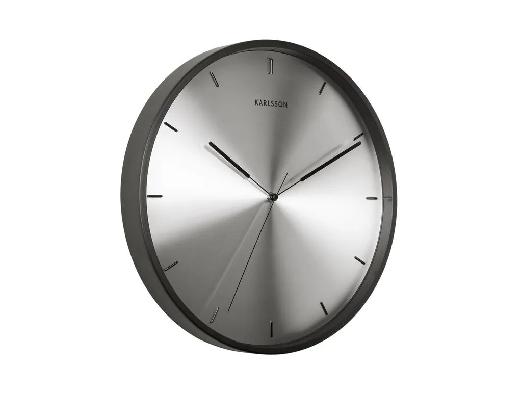 Horloge Murale pour Salon Moderne - Karlsson Finesse Argentée 30 cm