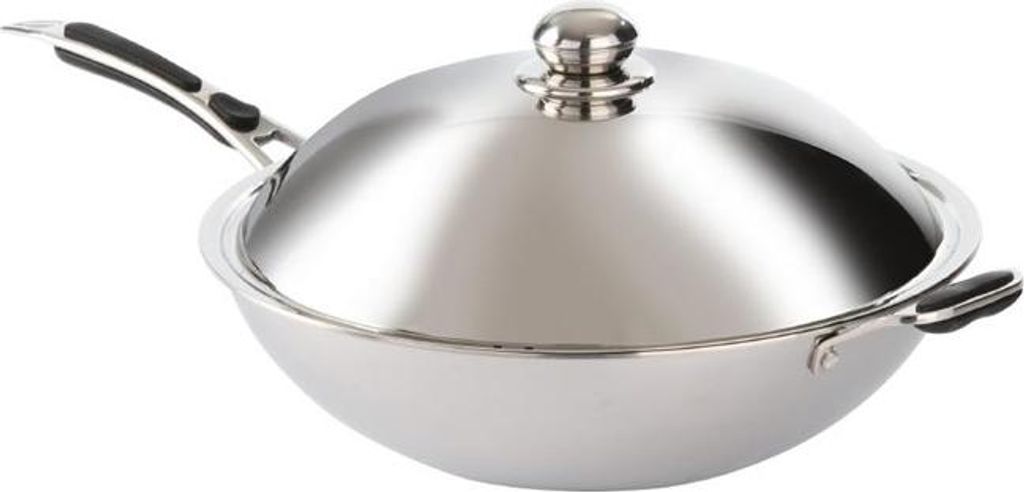 HENDI Wokpfanne, Profi Line, ⌀360x(H)180mm Image du produit 