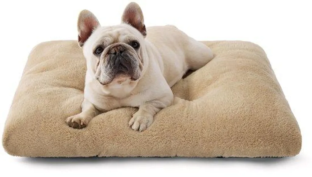 Lit pour chien apaisant lavable idéal pour grands animaux coloris Kameel