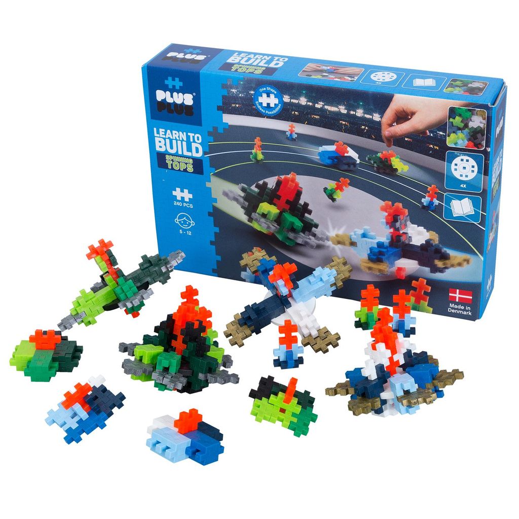 Plus-Plus Apprendre à construire des toupies Image du produit 