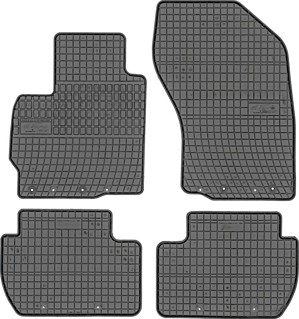 FROGUM ET0482 Fußmatten - Mitsubishi Outlander II 2006-2013, CP vorne - INSTALLIERT
