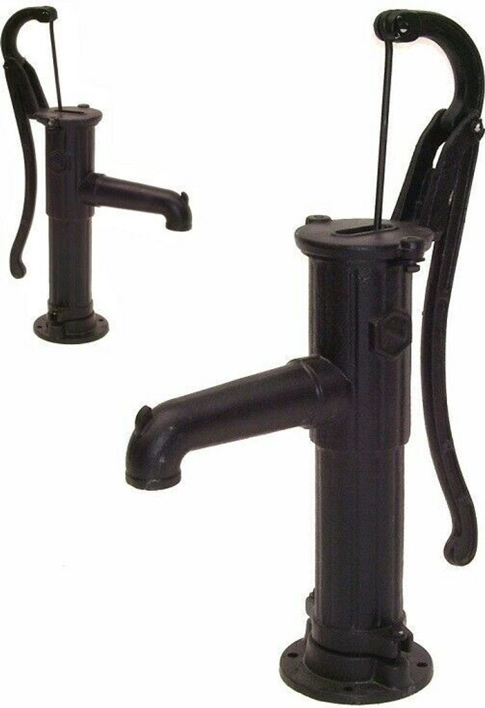 Schwengelpumpe Gusseisen SCHWARZ Handpumpe 55914 Produktbild 