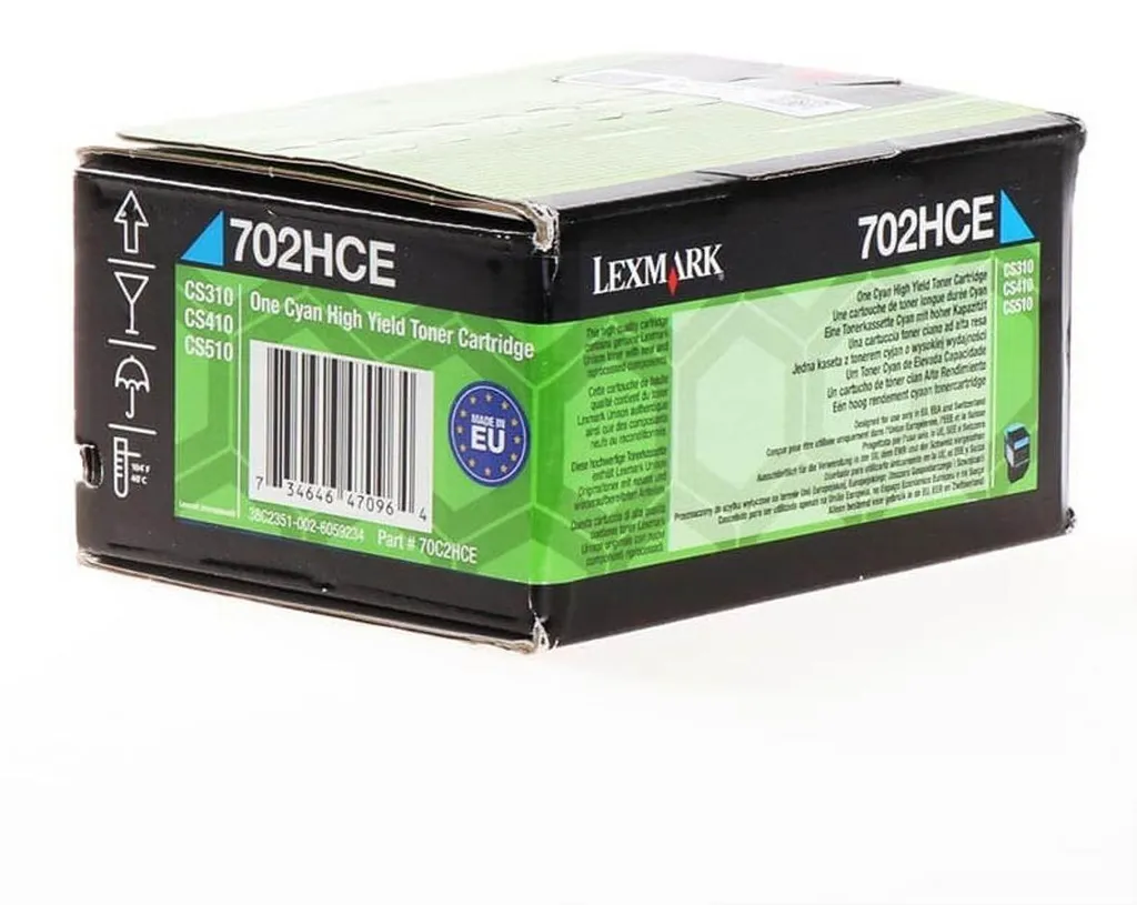 Toner Lexmark cyan 702 pour impression de rapports et présentations