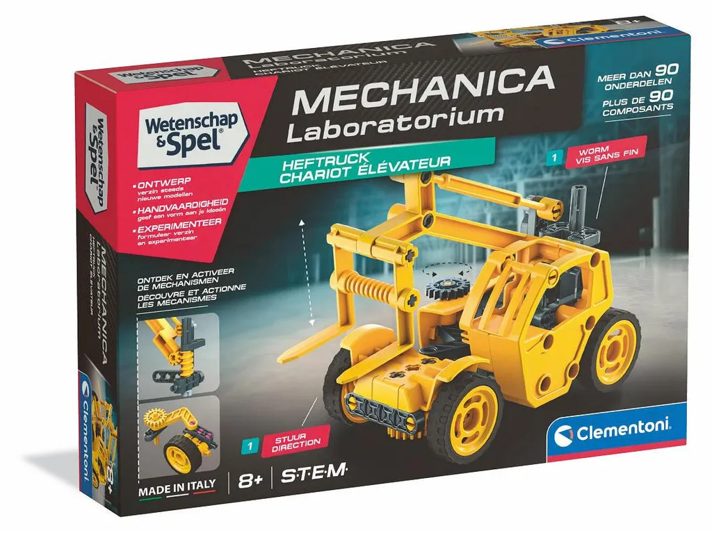 Kit Construction Chariot Élévateur Activité Éducative Science et Jeu