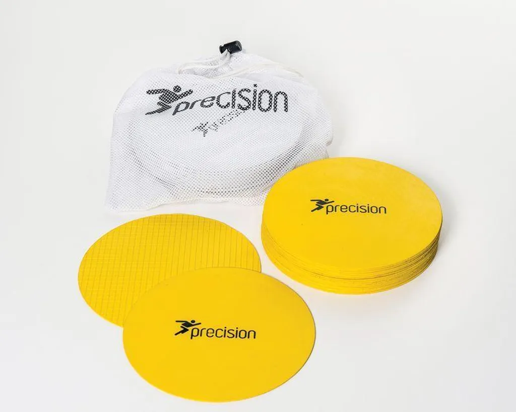 Disques de marquage plats Precision Gummi - 20 marqueurs sol sécurisés
