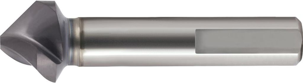 Kegelsenker SpyroTec HSCOspiralisiert Form C 90G 3-Flächenschaft 20,5mm TiAlN Gühring