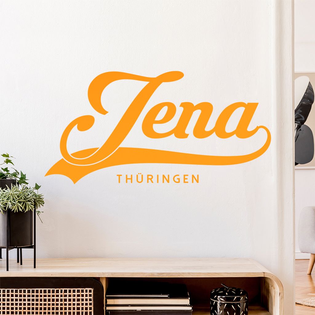 Jena Thüringen Wandtattoo Wandaufkleber Wall Sticker - Dekoration, Küche, Wohnzimmer, Schlafzimmer, Badezimmer