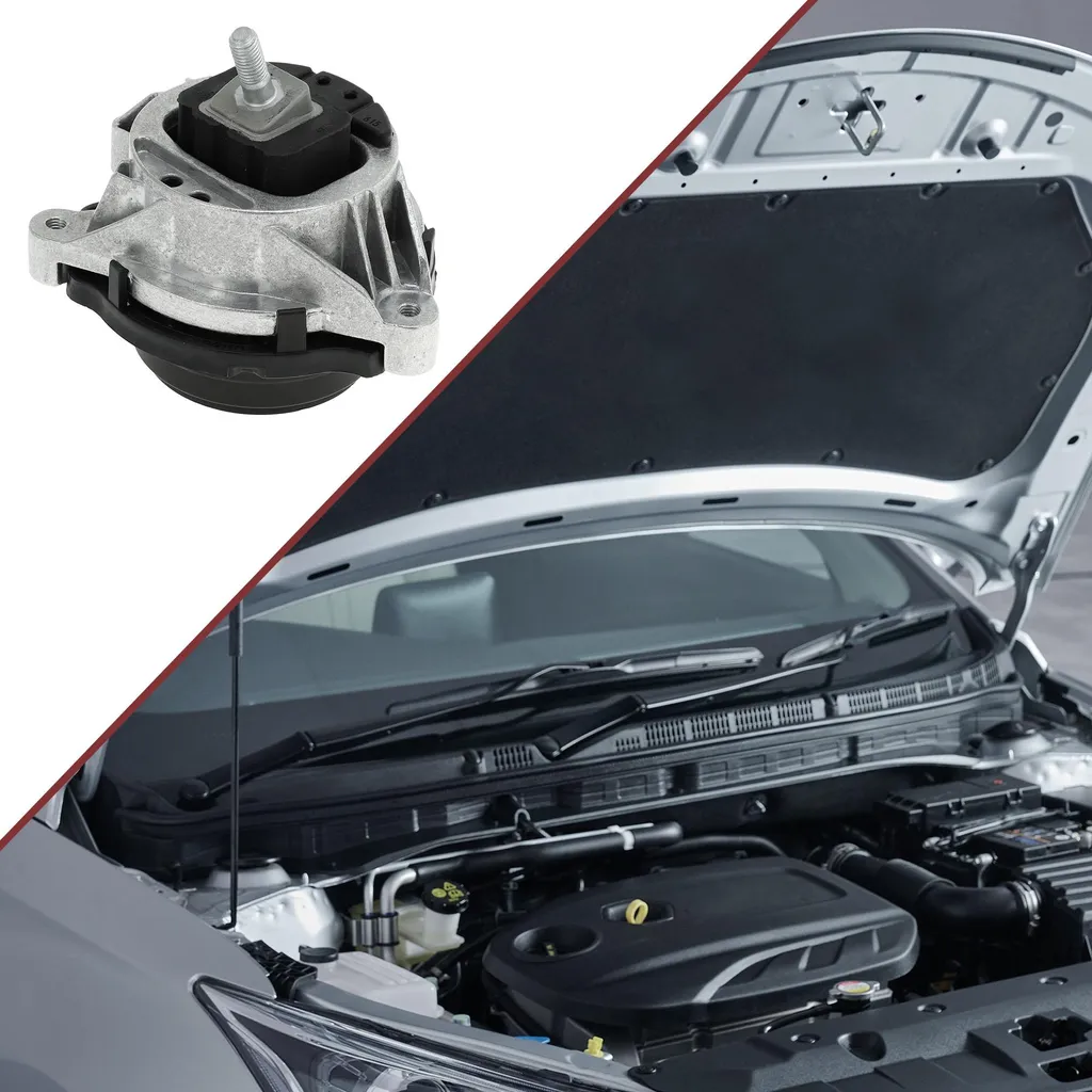 Support de moteur BMW F35 22116854251 robuste en métal finition argent