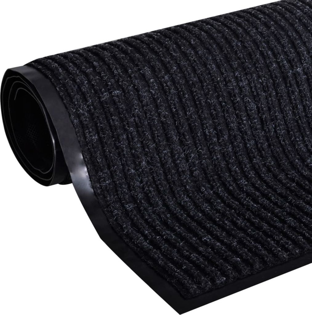 Zerbino vidaXL nero 117x220 cm in PVC Immagine del prodotto 