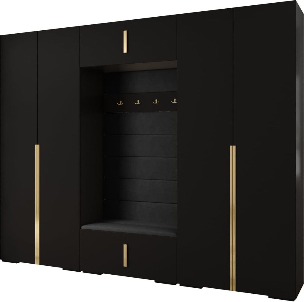 MEBLE KRYSPOL Inova 1 Möbelset Garderobe, 236,7x300x47cm - Produktbild 