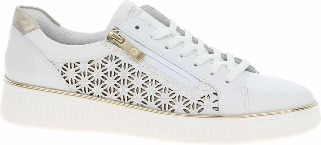 Remonte Damenschuhe sportlicher Schnürer Weiß Freizeit, Schuhgröße:40 EU