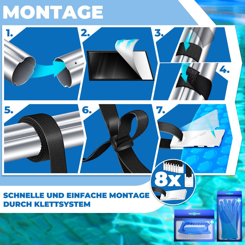 KESSER® Pool Aufroller Premium Aufrollsystem  3m - 5,70m | Produktbild 5