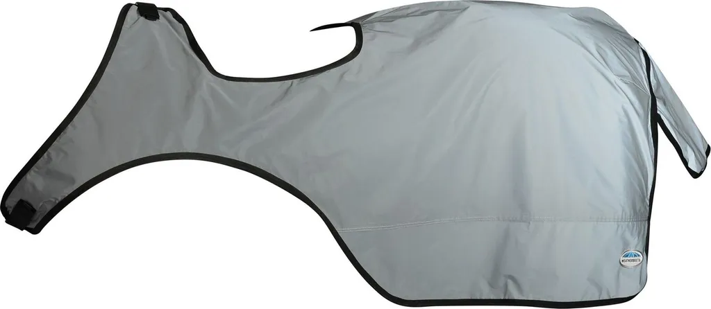 Sécurisez vos balades avec la bâche réfléchissante cheval WB1650 XS Argent