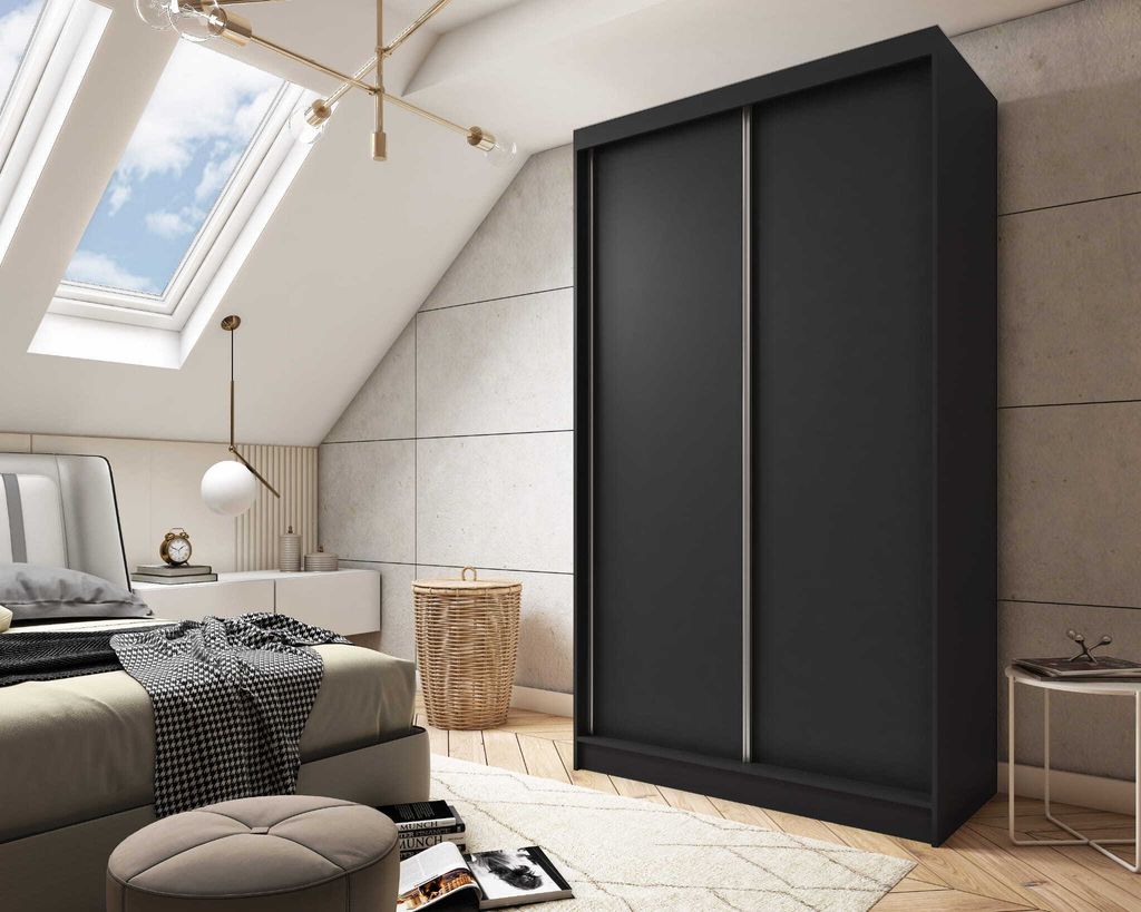 AGMAT Schwebetürenschrank Inari, Kleiderschrank mit 2 Produktbild 