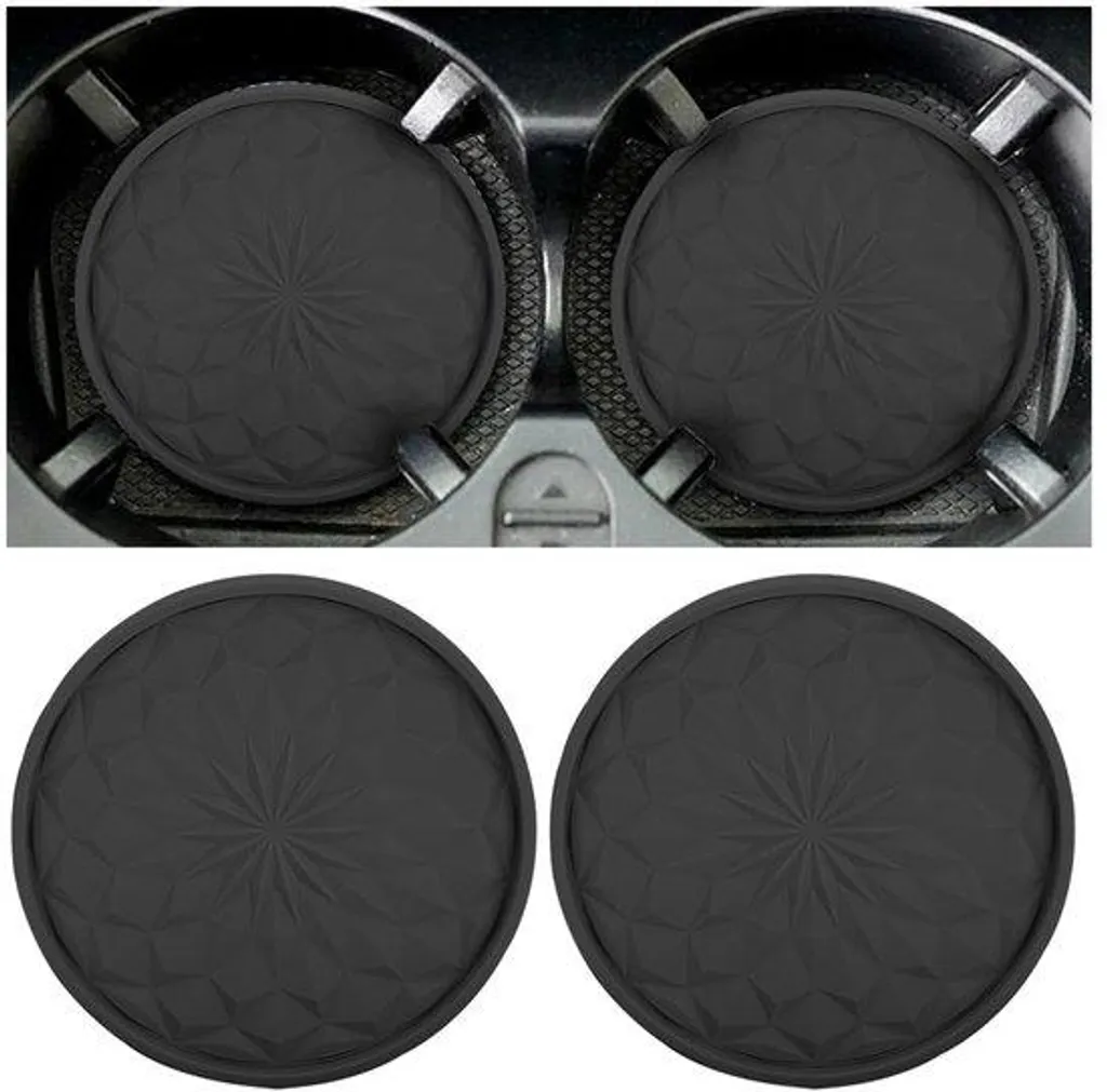 Cales de roue pour stationnement en pente PVC noir - Sécurité voiture x2