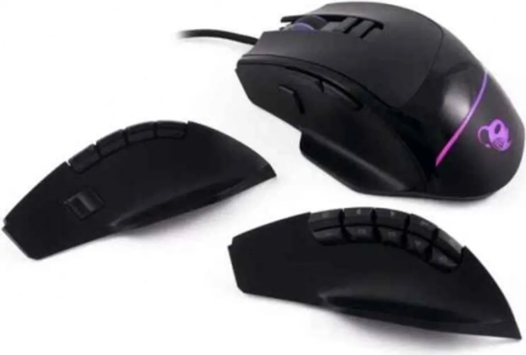 Souris de jeu CoolBox ProSwap RGB noire avec coques interchangeables Pro