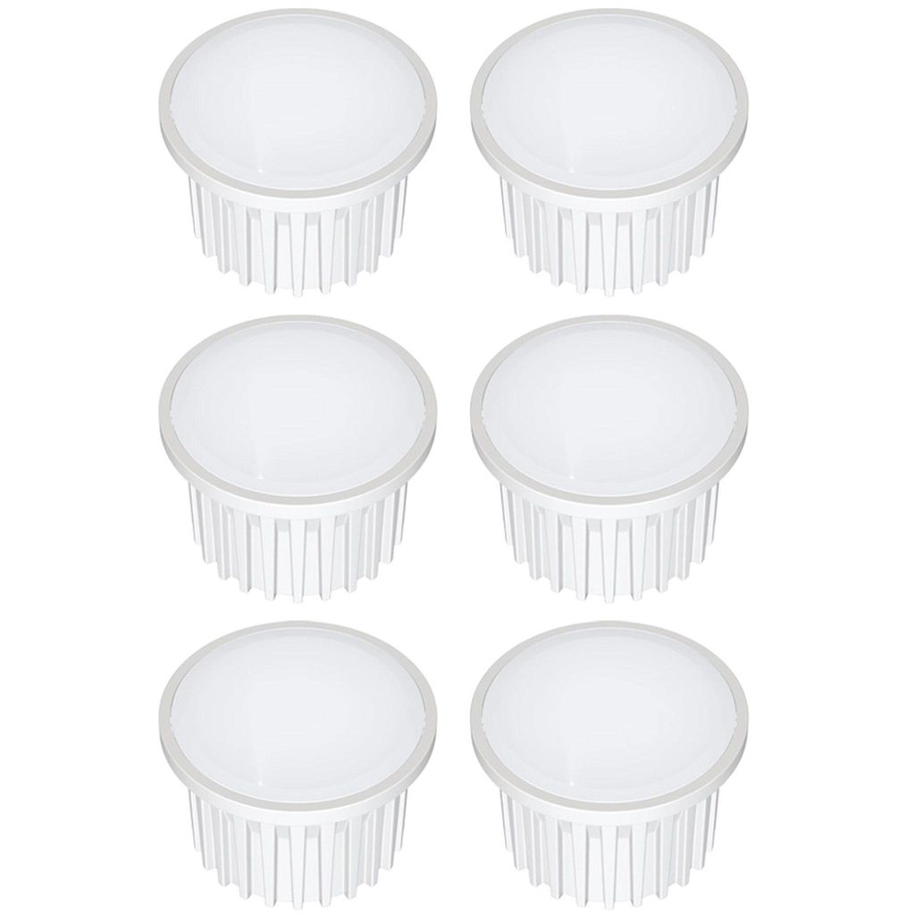 6 x LED Leuchtmittel MR11 Modul 3W matt 240lm 230V Tageslicht 6500K kaltweiß 120°