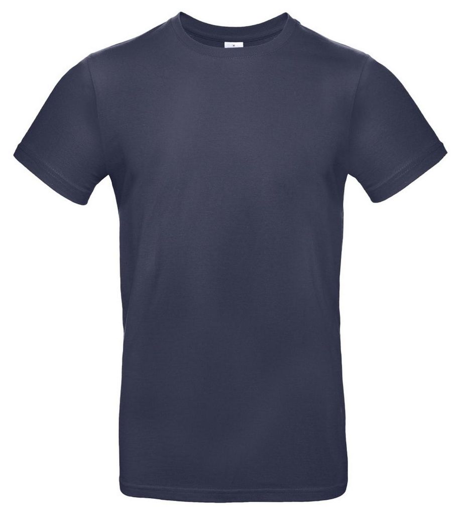 B&C Herren T-Shirt #E190 Tee FK134 (L) (Urbanes Marineblau)