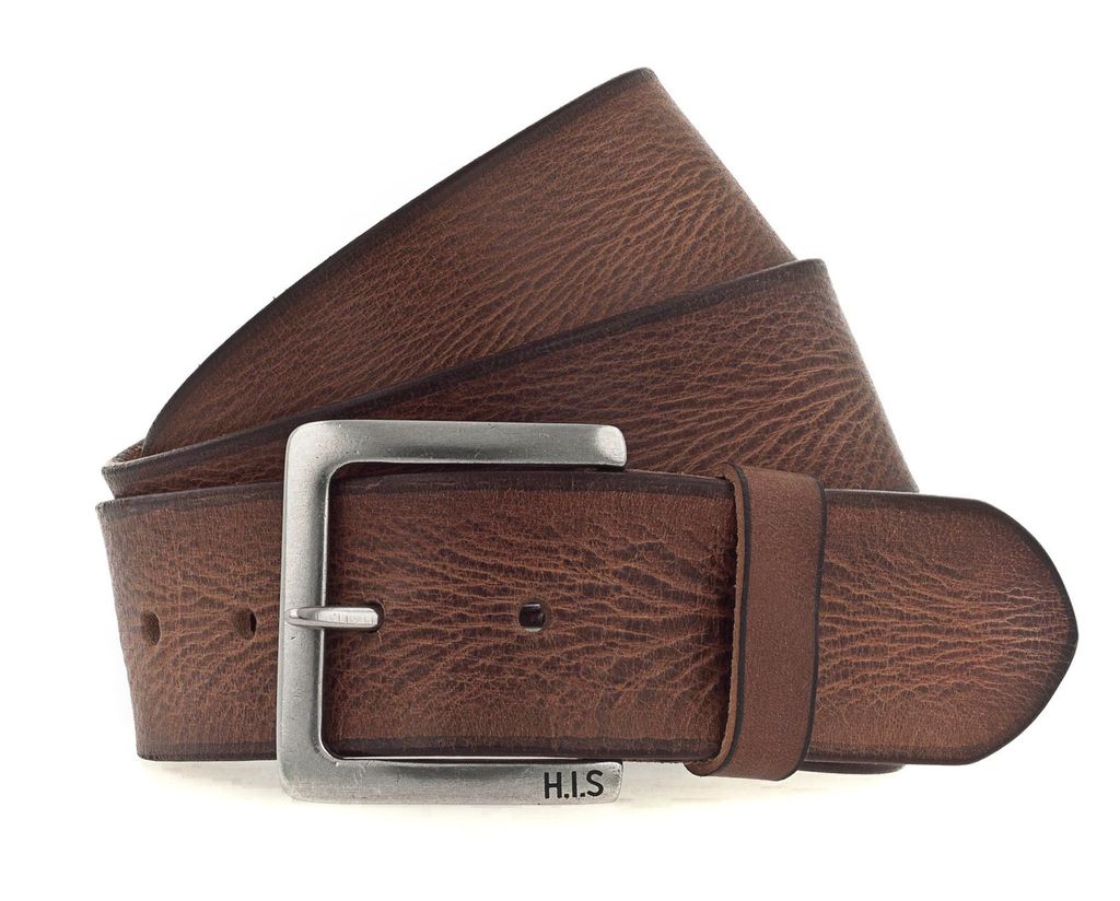 Cintura LLOYD Men's Belt W90 Cognac - Pelle Marrone Casual Look