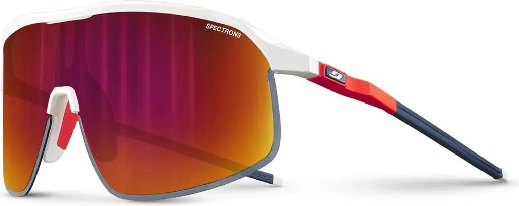 Lunettes de cyclisme Julbo Density White Fluo Orange Blue Smoke Red