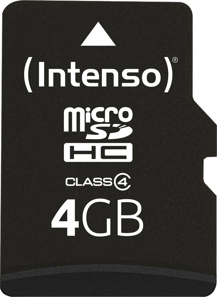 Paměťová karta Intenso flash (včetně adaptéru microSDHC/SD) Obrázek produktu 