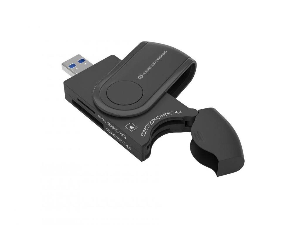 Conceptronic StreamVault BIAN04B - MicroSD (TransFlash) - MicroSDHC - MicroSDXC - SD - SDHC - SDXC - Schwarz - 5000 Mbit/s - Windows XP Windows Vis...