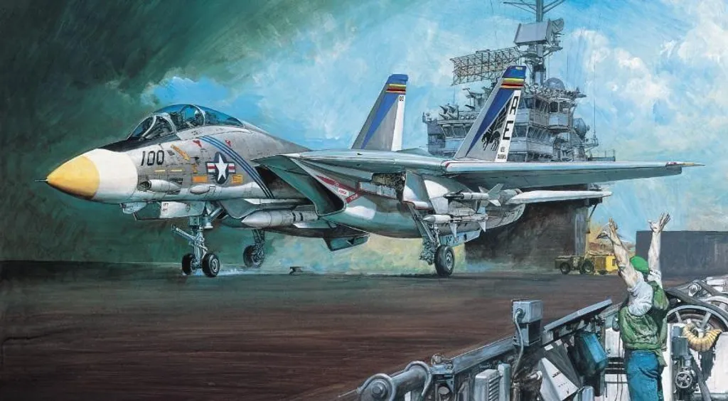 Modèle Réduit F-14A Grumman Tomcat 1/48 - Kit Maquette Avion en Plastique