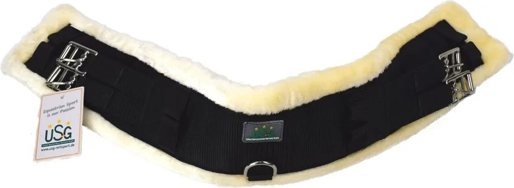 Sangle USG rembourrée fourrure anti-irritation taille 70 cm
