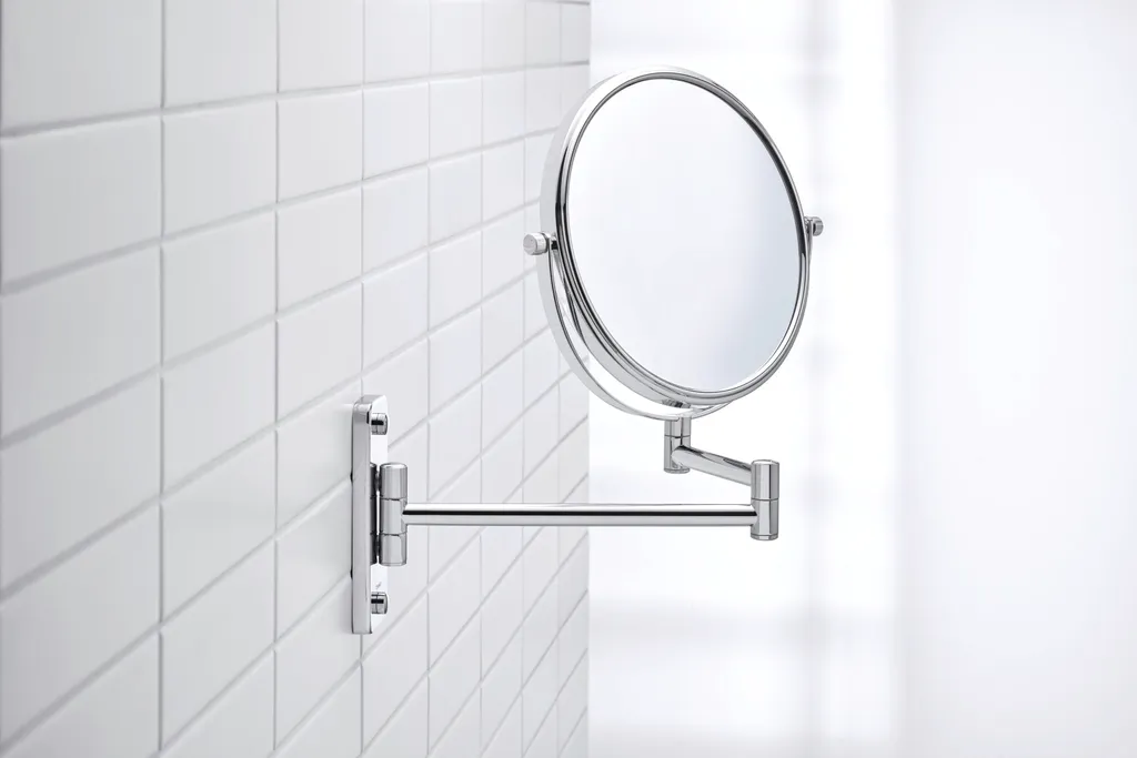 Miroir Grossissant de Salle de Bain Duravit D-Code avec Bras Extensible - 3